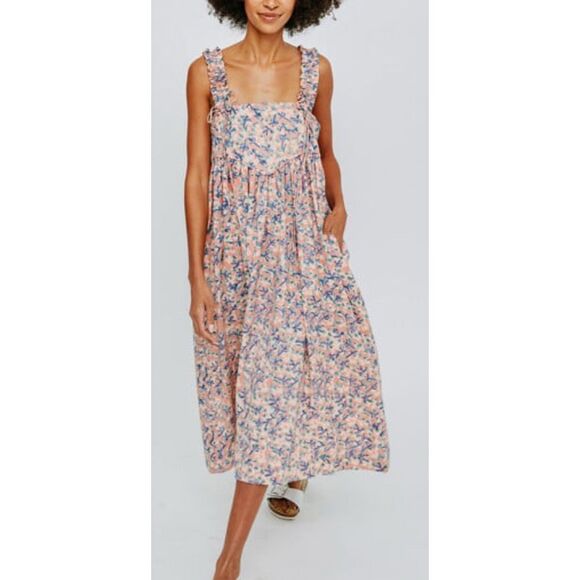 NWT MIRTH Newport dress in geranium XS $299 - Picture 1 of 8